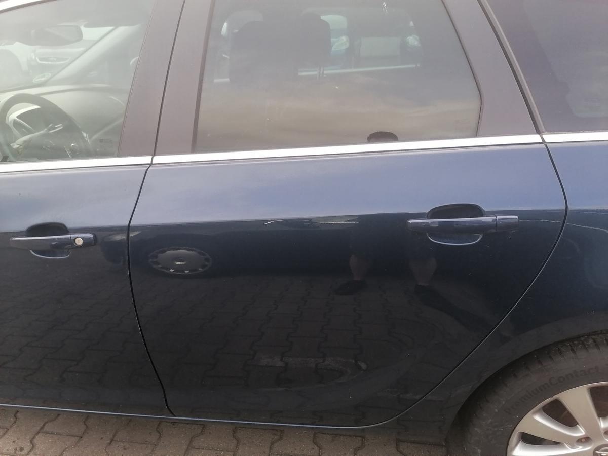 Opel Astra J Sportsturer original T&uuml;r hinten links Z22A Ozeanblau Kombi Rohbau Bj.2011